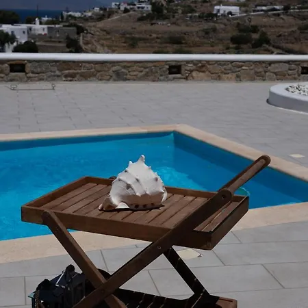 Lydia 4 Bed With Pool In Psarrou Ag Lazaros 빌라 Mykonos Town
