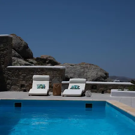 Lydia 4 Bed With Pool In Psarrou Ag Lazaros 빌라 Mykonos Town